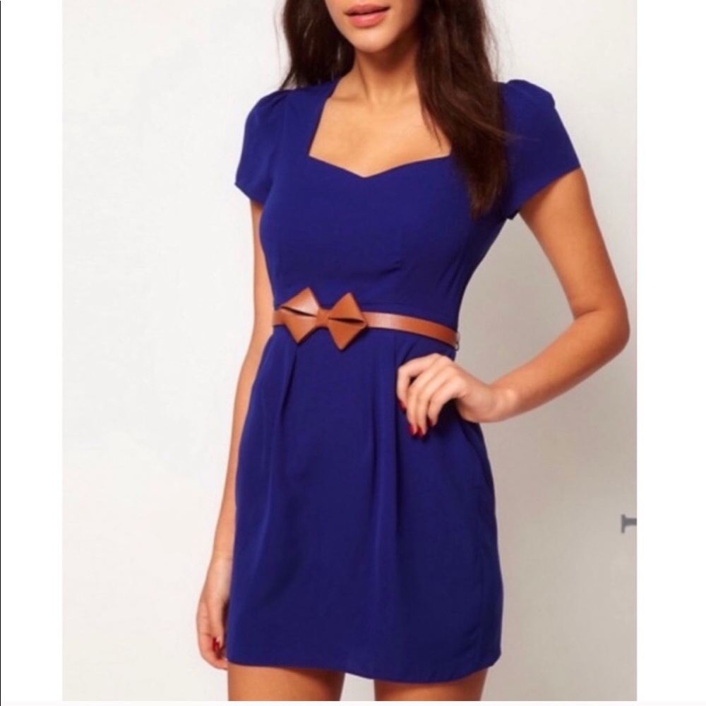 ASOS sweetheart neck dress